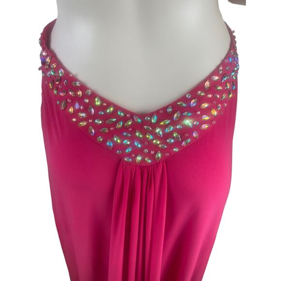 Elegant Pink Halter Dress - Picture 16 of 16